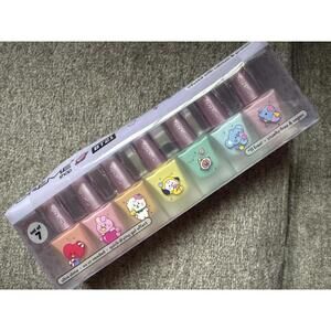 BT21 x Crème Shop Nail Polish Set – 7pc Gel Effect | Vegan & Limited Edition